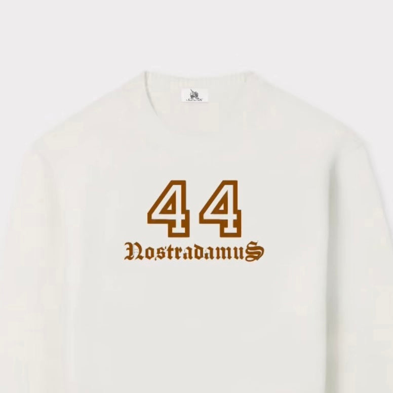 ‘Nostradamus’ embroidered sweatshirt