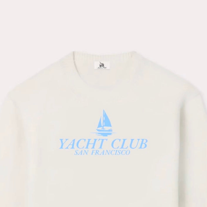 ‘YACHT CLUB’ embroidered sweatshirt