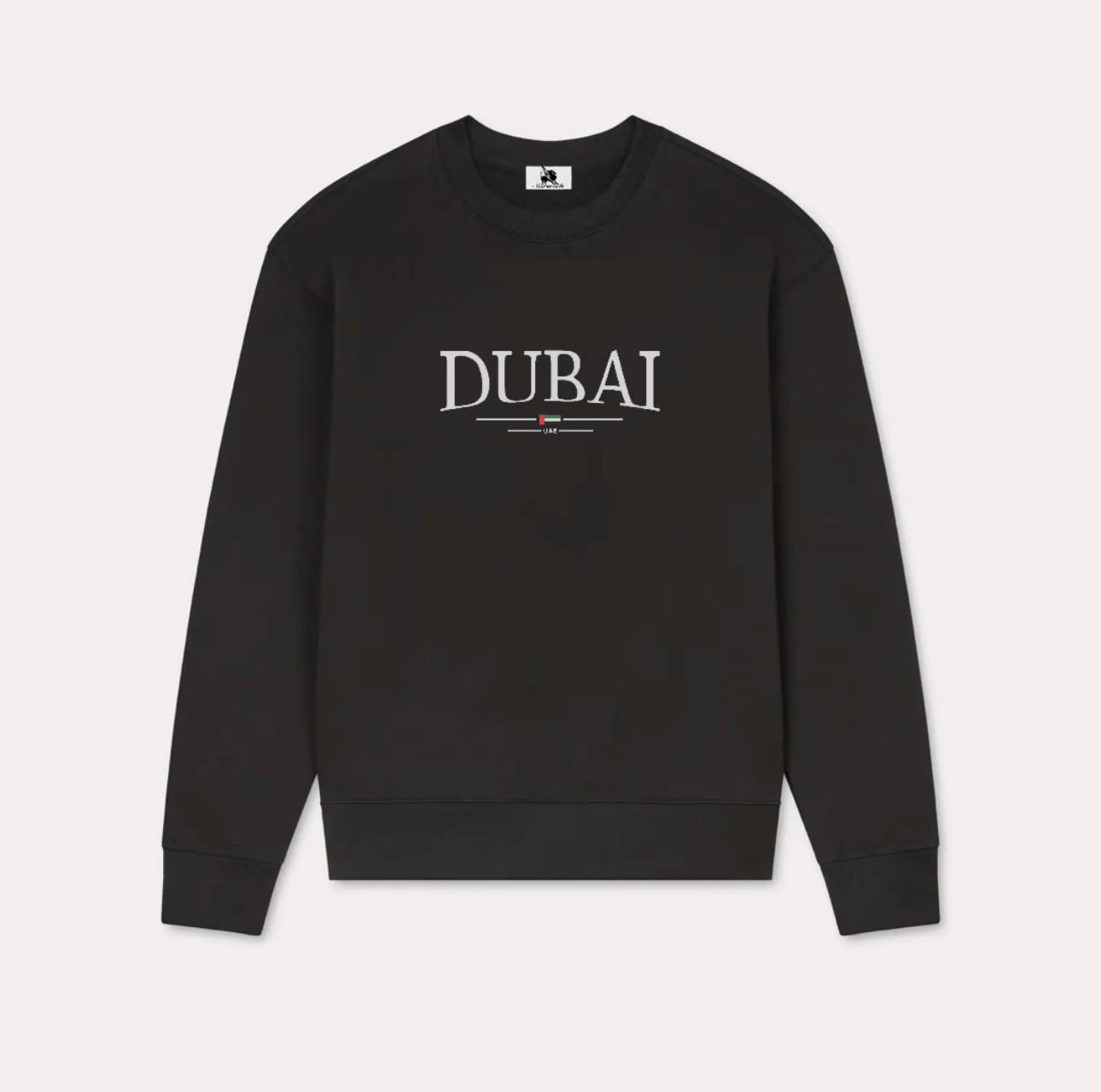 ‘DUBAI’ embroidered sweatshirt