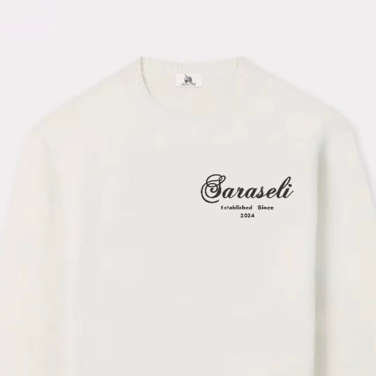 ‘Saraseli’ embroidered sweatshirt