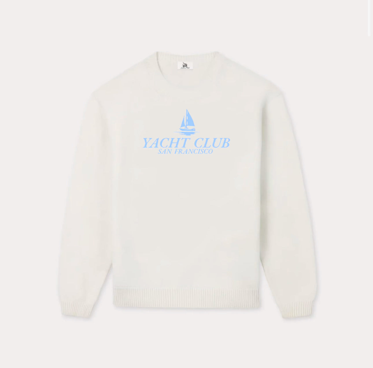 ‘YACHT CLUB’ embroidered sweatshirt