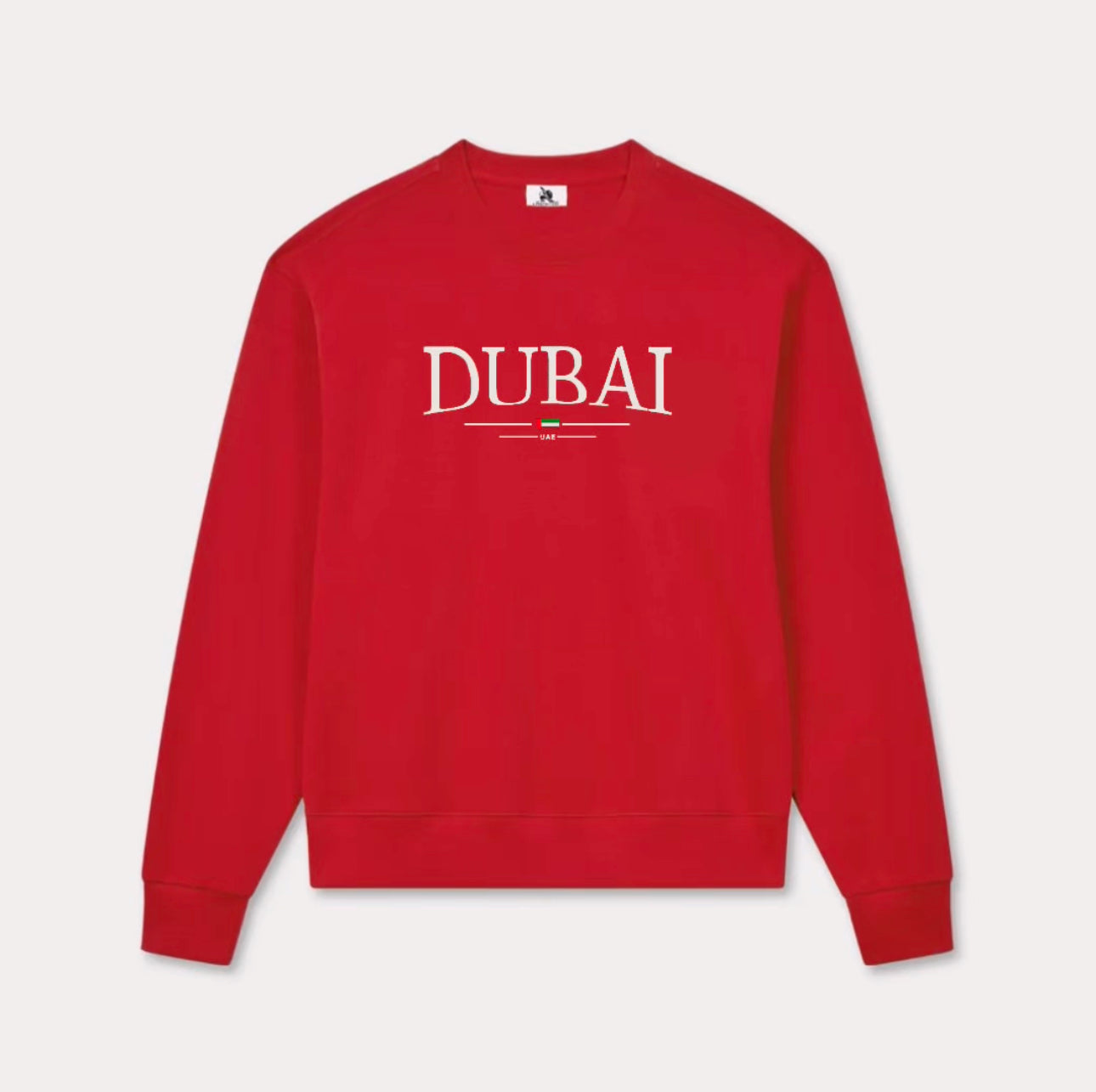 ‘DUBAI’ embroidered sweatshirt