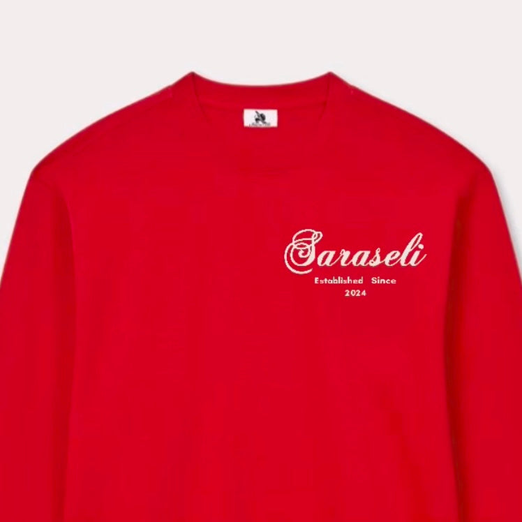 ‘Saraseli’ embroidered sweatshirt