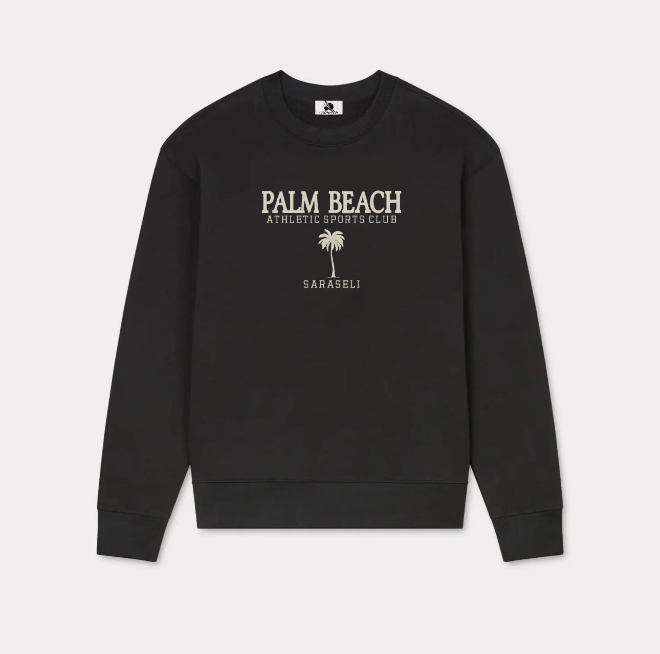 ‘Palm Beach’ embroidered sweatshirt