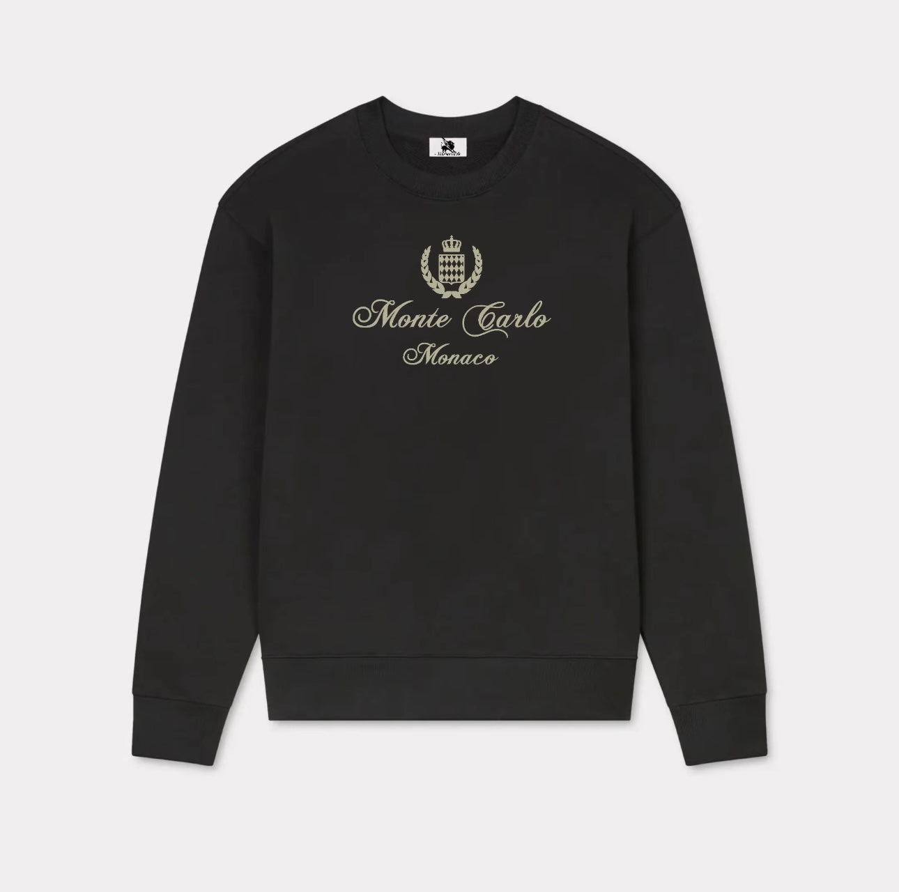 ‘Monte Carlo’ embroidered sweatshirt