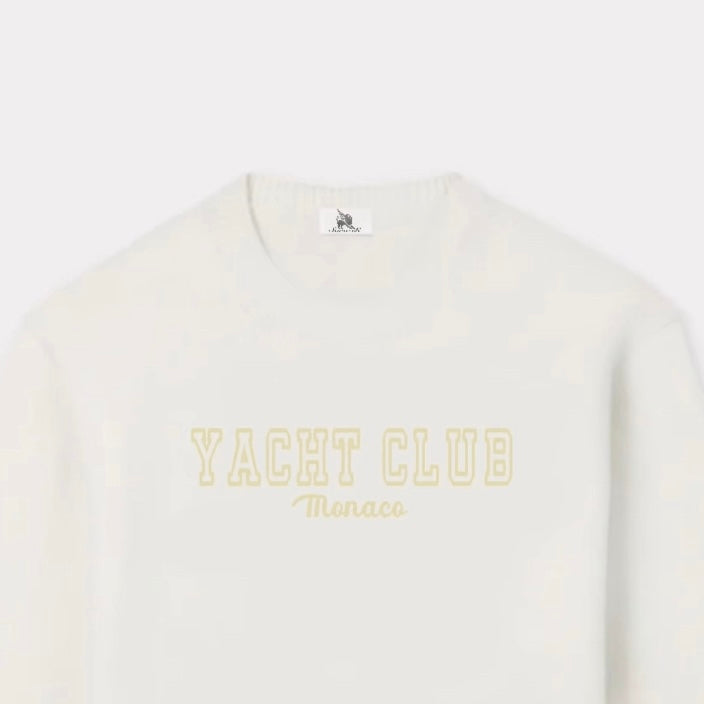 ‘Yacht Club’ Monaco edition embroidered sweatshirt