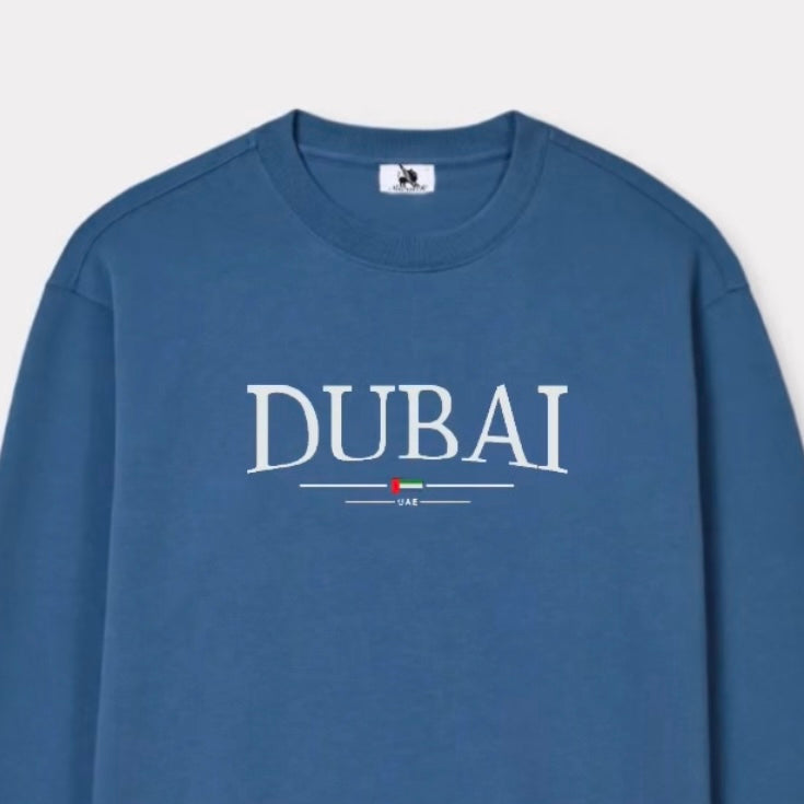 ‘DUBAI’ embroidered sweatshirt
