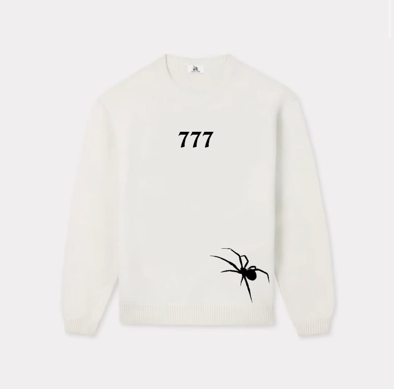 ‘777’ embroidered sweatshirt