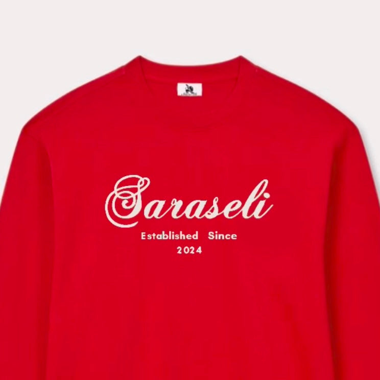 ‘Saraseli’ embroidered sweatshirt