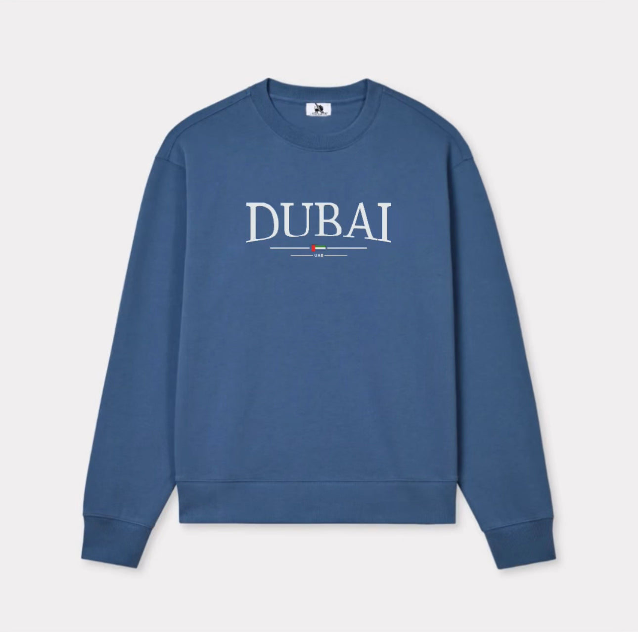 ‘DUBAI’ embroidered sweatshirt