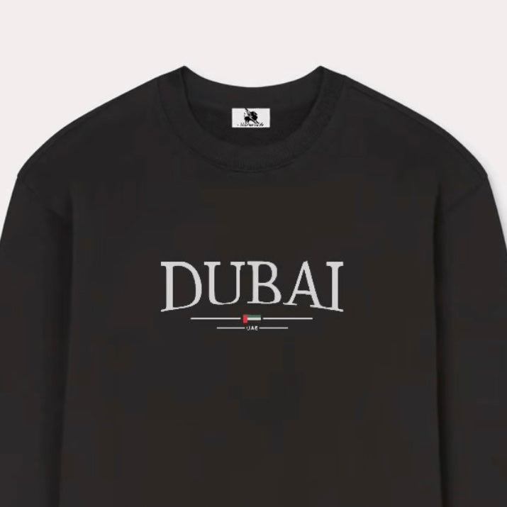‘DUBAI’ embroidered sweatshirt