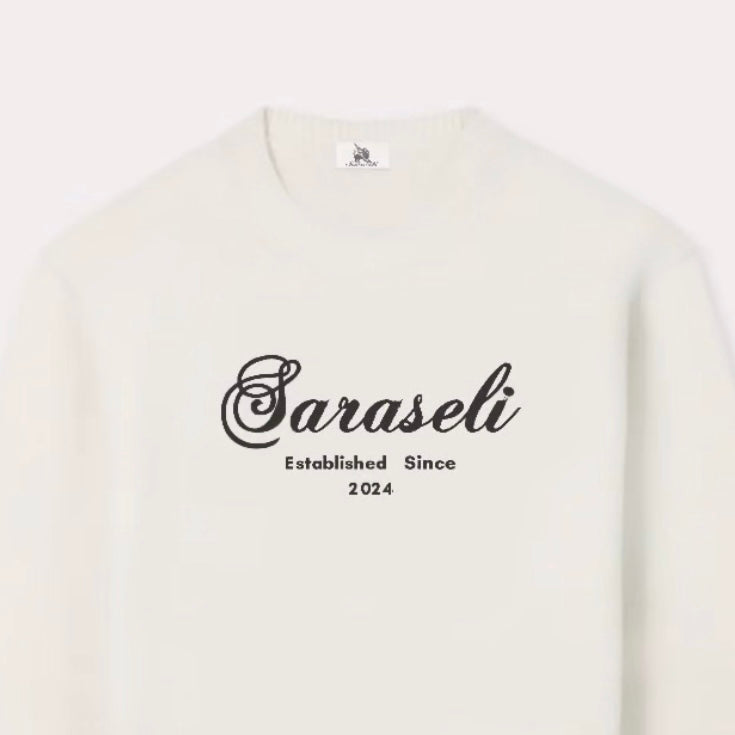 ‘Saraseli’ embroidered sweatshirt