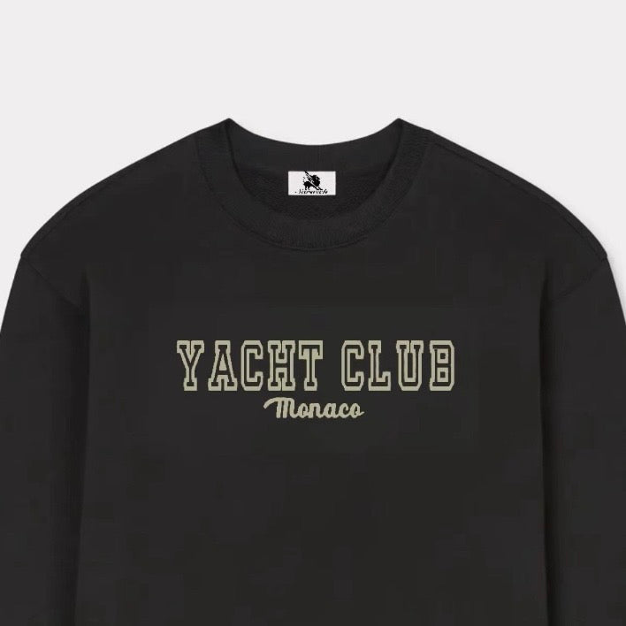 ‘Yacht Club’ Monaco edition embroidered sweatshirt